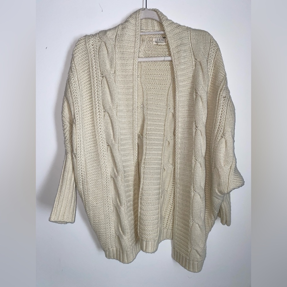 Waffle cardigan